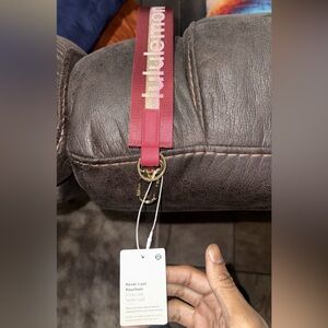 Lululemon Red Keychain